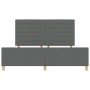 Estructura de Cama Gris Oscuro 180x200 cm Tela de , Camas y somieres - Ref: Foro24-3344670, Precio: 265,87 €, Descuento: %