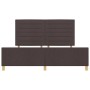 Cama Marrón Oscuro 180x200 cm Tela de , Camas y somieres - Ref: Foro24-3344672, Precio: 264,06 €, Descuento: %