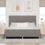 Estructura de Cama en Taupe, 180x200 cm, Tela de , Camas y somieres - Ref: Foro24-3344673, Precio: 246,11 €, Descuento: %