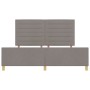 Estructura de Cama en Taupe, 180x200 cm, Tela de , Camas y somieres - Ref: Foro24-3344673, Precio: 246,11 €, Descuento: %