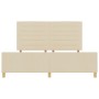 Cama en color crema - 180x200 cm de tela de , Camas y somieres - Ref: Foro24-3344674, Precio: 260,21 €, Descuento: %