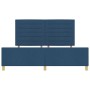 Estructura de Cama de Tela Azul 180x200 cm de , Camas y somieres - Ref: Foro24-3344675, Precio: 265,44 €, Descuento: %