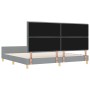 Estructura de Cama en Gris Claro, 200x200 cm, Tela de , Camas y somieres - Ref: Foro24-3344676, Precio: 277,14 €, Descuento: %