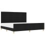 Estructura de Cama de Tela Negra 200x200 cm de , Camas y somieres - Ref: Foro24-3344678, Precio: 306,25 €, Descuento: %