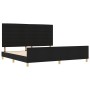 Estructura de Cama de Tela Negra 200x200 cm de , Camas y somieres - Ref: Foro24-3344678, Precio: 306,25 €, Descuento: %