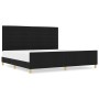 Estructura de Cama de Tela Negra 200x200 cm de , Camas y somieres - Ref: Foro24-3344678, Precio: 306,25 €, Descuento: %