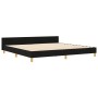Estructura de Cama de Tela Negra 200x200 cm de , Camas y somieres - Ref: Foro24-3344678, Precio: 306,25 €, Descuento: %