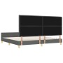 Estructura de Cama de Tela Gris Oscuro 200x200 cm de , Camas y somieres - Ref: Foro24-3344677, Precio: 277,76 €, Descuento: %