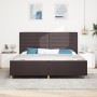 Marco de Cama Marrón Oscuro 200x200 cm Tela de , Camas y somieres - Ref: Foro24-3344679, Precio: 257,48 €, Descuento: %