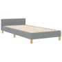 Estructura de Cama de Tela Gris Claro 80x200 cm de , Camas y somieres - Ref: Foro24-3344683, Precio: 134,00 €, Descuento: %