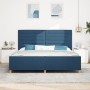 Estructura de Cama Azul 200x200 cm Tela de , Camas y somieres - Ref: Foro24-3344682, Precio: 268,09 €, Descuento: %