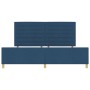 Estructura de Cama Azul 200x200 cm Tela de , Camas y somieres - Ref: Foro24-3344682, Precio: 268,09 €, Descuento: %