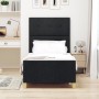 Cama Negra 80x200 cm Tela de , Camas y somieres - Ref: Foro24-3344685, Precio: 132,08 €, Descuento: %