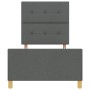 Estructura de Cama Gris Oscuro 80x200 cm de Tela de , Camas y somieres - Ref: Foro24-3344684, Precio: 150,74 €, Descuento: %