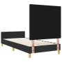 Cama Negra 80x200 cm Tela de , Camas y somieres - Ref: Foro24-3344685, Precio: 132,08 €, Descuento: %