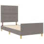 Marco de Cama Taupe 80x200 cm Tela de , Camas y somieres - Ref: Foro24-3344687, Precio: 141,01 €, Descuento: %