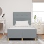 Estructura de Cama Gris Claro 120x190 cm de Tela de , Camas y somieres - Ref: Foro24-3344711, Precio: 174,80 €, Descuento: %