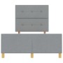 Estructura de Cama Gris Claro 120x190 cm de Tela de , Camas y somieres - Ref: Foro24-3344711, Precio: 174,80 €, Descuento: %