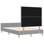 Estructura de Cama Gris Claro 120x190 cm de Tela de , Camas y somieres - Ref: Foro24-3344711, Precio: 174,80 €, Descuento: %