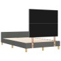 Estructura de Cama Gris Oscuro 120x190 cm Tela de , Camas y somieres - Ref: Foro24-3344712, Precio: 183,01 €, Descuento: %