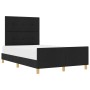Estructura de Cama Negra 120x200 cm de Tela de , Camas y somieres - Ref: Foro24-3344720, Precio: 190,16 €, Descuento: %