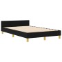 Estructura de Cama Negra 120x200 cm de Tela de , Camas y somieres - Ref: Foro24-3344720, Precio: 190,16 €, Descuento: %