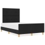 Estructura de Cama Negra 120x200 cm de Tela de , Camas y somieres - Ref: Foro24-3344720, Precio: 190,16 €, Descuento: %