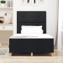 Estructura de Cama Negra 120x200 cm de Tela de , Camas y somieres - Ref: Foro24-3344720, Precio: 190,16 €, Descuento: %