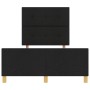 Estructura de Cama Negra 120x200 cm de Tela de , Camas y somieres - Ref: Foro24-3344720, Precio: 190,16 €, Descuento: %