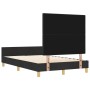 Estructura de Cama Negra 120x200 cm de Tela de , Camas y somieres - Ref: Foro24-3344720, Precio: 190,16 €, Descuento: %