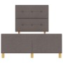 Cama Taupe 120x200 cm Tela de , Camas y somieres - Ref: Foro24-3344722, Precio: 186,21 €, Descuento: %