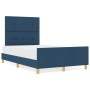 Estructura de Cama Azul 120x200 cm Tela de , Camas y somieres - Ref: Foro24-3344724, Precio: 186,34 €, Descuento: %