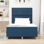 Estructura de Cama Azul 120x200 cm Tela de , Camas y somieres - Ref: Foro24-3344724, Precio: 186,34 €, Descuento: %