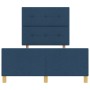 Estructura de Cama Azul 120x200 cm Tela de , Camas y somieres - Ref: Foro24-3344724, Precio: 186,34 €, Descuento: %