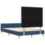 Estructura de Cama Azul 120x200 cm Tela de , Camas y somieres - Ref: Foro24-3344724, Precio: 186,34 €, Descuento: %