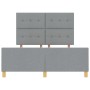 Marco de Cama Gris Claro 140x200 cm Tela de , Camas y somieres - Ref: Foro24-3344732, Precio: 244,13 €, Descuento: %