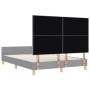 Marco de Cama Gris Claro 140x200 cm Tela de , Camas y somieres - Ref: Foro24-3344732, Precio: 244,13 €, Descuento: %