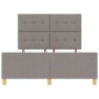 Estructura de Cama Taupe 140x200 cm Tela de , Camas y somieres - Ref: Foro24-3344736, Precio: 220,64 €, Descuento: %