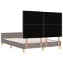 Estructura de Cama Taupe 140x200 cm Tela de , Camas y somieres - Ref: Foro24-3344736, Precio: 220,64 €, Descuento: %