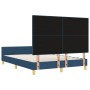 Estructura de Cama Azul 160x200 cm Tela de , Camas y somieres - Ref: Foro24-3344745, Precio: 247,19 €, Descuento: %