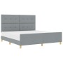 Estructura de Cama Gris Claro 180x200 cm Tela de , Camas y somieres - Ref: Foro24-3344746, Precio: 273,18 €, Descuento: %