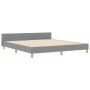 Estructura de Cama Gris Claro 180x200 cm Tela de , Camas y somieres - Ref: Foro24-3344746, Precio: 273,18 €, Descuento: %