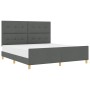 Cama Gris Oscuro 180x200 cm Tela de , Camas y somieres - Ref: Foro24-3344747, Precio: 242,11 €, Descuento: %