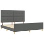 Cama Gris Oscuro 180x200 cm Tela de , Camas y somieres - Ref: Foro24-3344747, Precio: 242,11 €, Descuento: %