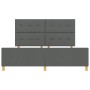 Cama Gris Oscuro 180x200 cm Tela de , Camas y somieres - Ref: Foro24-3344747, Precio: 242,11 €, Descuento: %