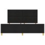 Estructura de Cama Negra 180x200 cm de Tela de , Camas y somieres - Ref: Foro24-3344748, Precio: 258,94 €, Descuento: %