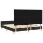 Estructura de Cama Negra 180x200 cm de Tela de , Camas y somieres - Ref: Foro24-3344748, Precio: 258,94 €, Descuento: %