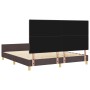 Estructura de Cama Marrón Oscuro 180x200 cm Tela de , Camas y somieres - Ref: Foro24-3344749, Precio: 258,31 €, Descuento: %