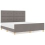 Estructura de Cama Taupe 180x200 cm Tela de , Camas y somieres - Ref: Foro24-3344750, Precio: 240,78 €, Descuento: %