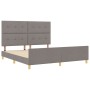 Estructura de Cama Taupe 180x200 cm Tela de , Camas y somieres - Ref: Foro24-3344750, Precio: 240,78 €, Descuento: %